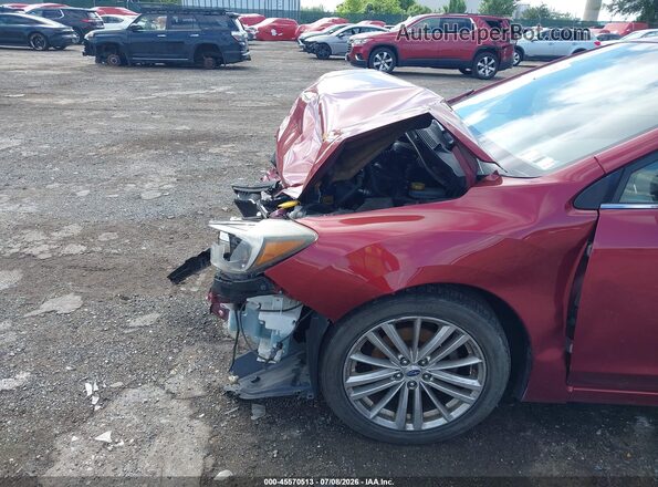 JF1GJAF65GH008822 2016 SUBARU IMPREZA Red Widok z przodu