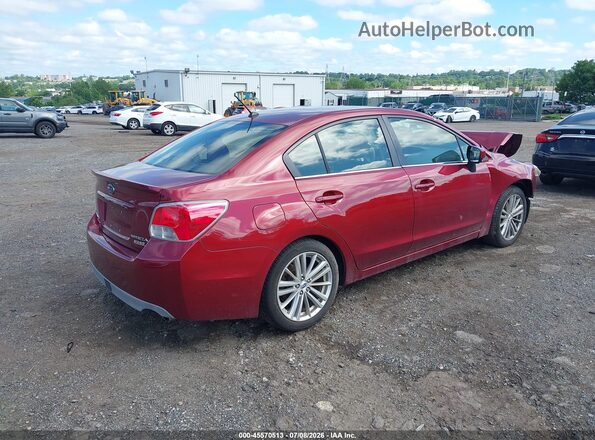 JF1GJAF65GH008822 2016 SUBARU IMPREZA Red Tył prawy