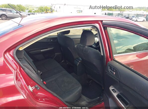 JF1GJAF65GH008822 2016 SUBARU IMPREZA Red Widok naklejki z numerem VIN