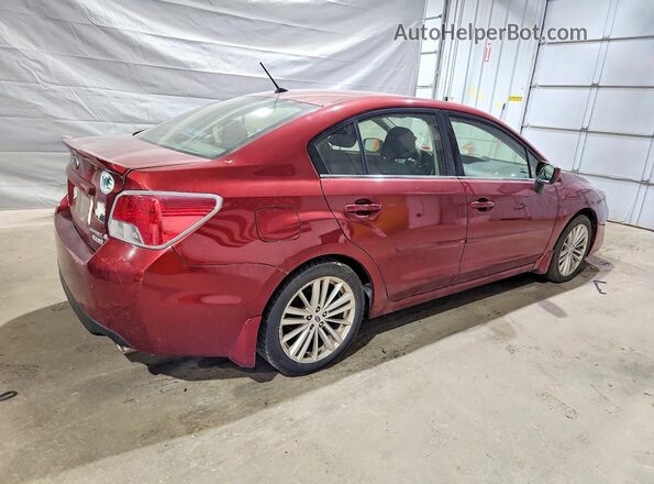 JF1GJAF66GH002222 2016 SUBARU IMPREZA Burgundy Rear right