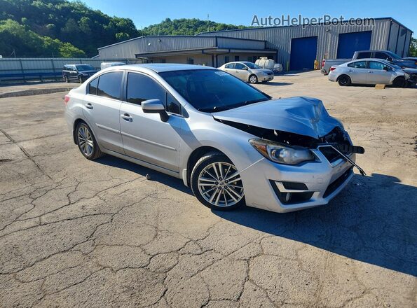 JF1GJAF67GH011169 2016 SUBARU IMPREZA Серебряный Передняя правая четверть
