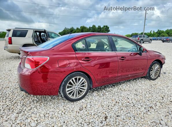 JF1GJAF67GH013732 2016 SUBARU IMPREZA Red Задня права чверть