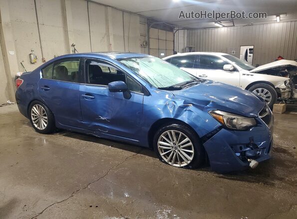 JF1GJAF69GH013361 2016 SUBARU IMPREZA Blue Передня права чверть