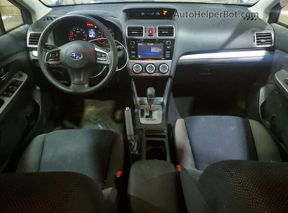 JF1GJAF69GH013361 2016 SUBARU IMPREZA Blue Вид панелі приладів