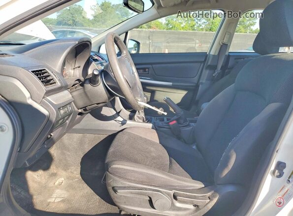 JF1GPAA62G9221565 2016 SUBARU IMPREZA White წინა სალონის ხედი