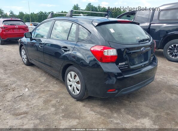 JF1GPAA63G8224576 2016 SUBARU IMPREZA Черный Задняя левая четверть
