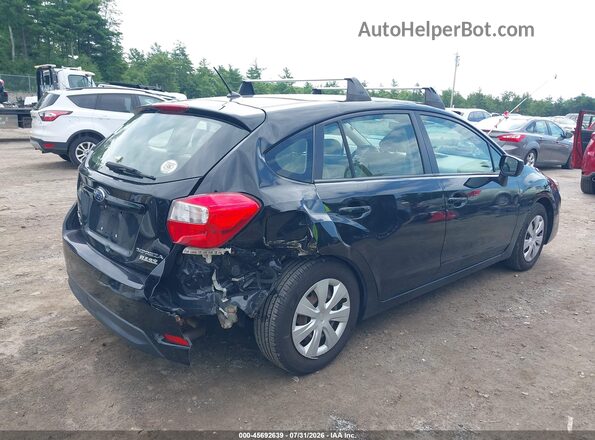 JF1GPAA63G8224576 2016 SUBARU IMPREZA Черный Вид спереди