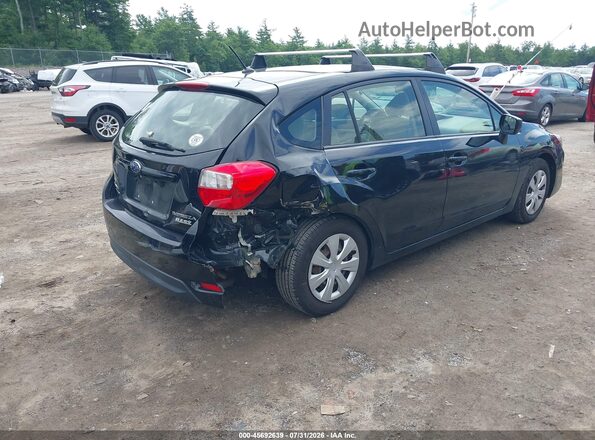 JF1GPAA63G8224576 2016 SUBARU IMPREZA Черный Задняя правая четверть