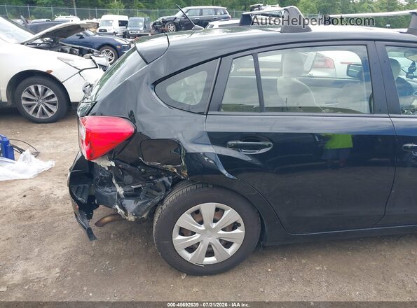 JF1GPAA63G8224576 2016 SUBARU IMPREZA Черный Вид задней части салона