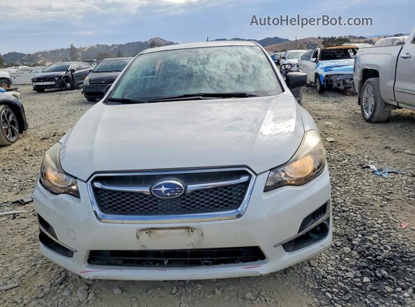JF1GPAA63G8266455 2016 SUBARU IMPRESSA Белый Вид спереди