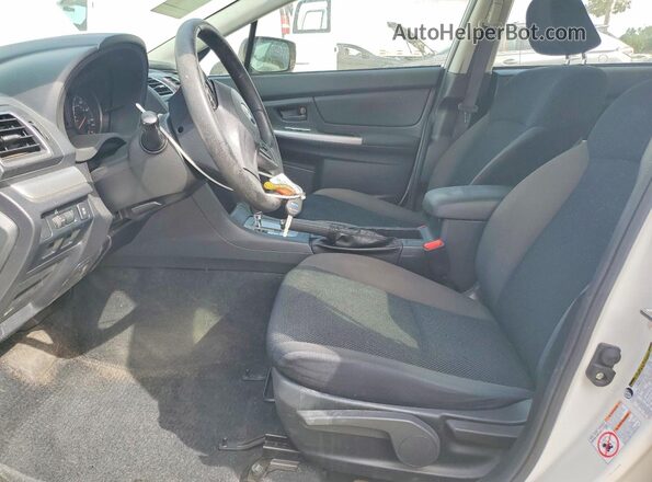 JF1GPAA63G8266455 2016 SUBARU IMPRESSA Белый Вид салона спереди