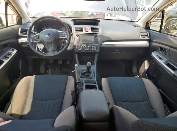 JF1GPAA63G9326308 2016 SUBARU IMPREZA Black Dashboard view