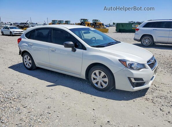 JF1GPAA68G8228106 2016 SUBARU IMPREZA Белый Передняя правая четверть