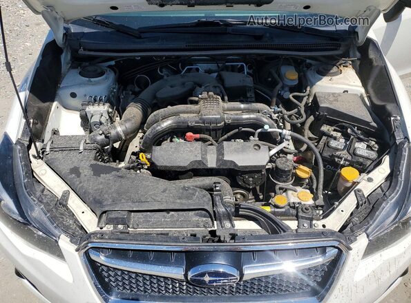 JF1GPAA68G8228106 2016 SUBARU IMPREZA Белый Вид задней части салона
