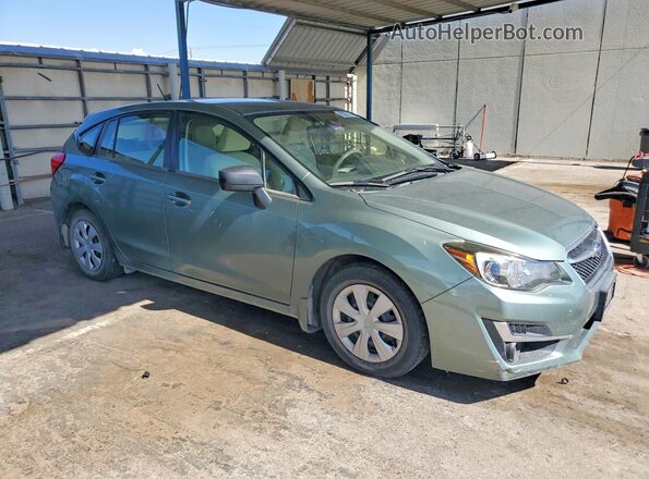 JF1GPAA68GG319477 2016 SUBARU IMPREZA Зеленый Передняя правая четверть