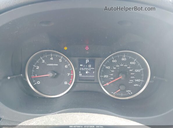 JF1GPAA68GH296230 2016 SUBARU IMPREZA Blue უკანა სავარძლების ხედი