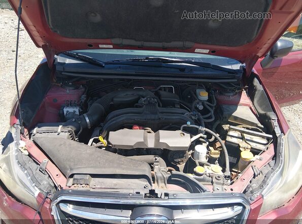 JF1GPAA69G8257355 2016 SUBARU IMPREZA Red უკანა ხედი