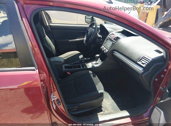 JF1GPAA69G8257355 2016 SUBARU IMPREZA Red წინა სალონის ხედი