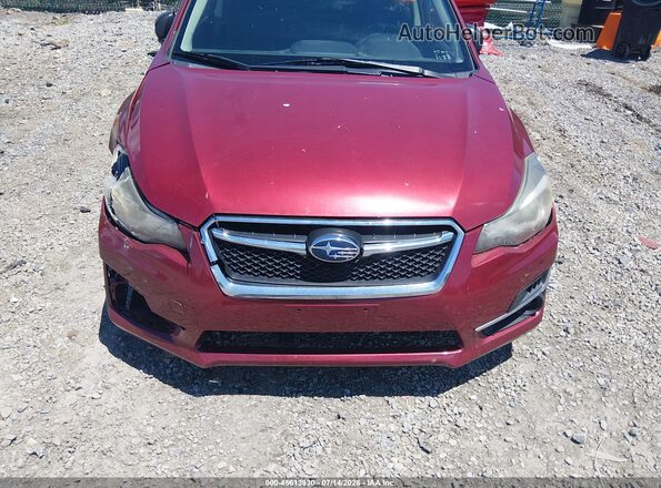 JF1GPAA69G8257355 2016 SUBARU IMPREZA Red წინა ხედი