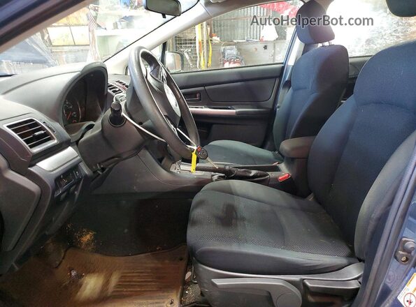 JF1GPAA69G8327940 2016 SUBARU IMPREZA Blue Front interior view