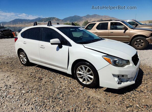 JF1GPAA69G8330336 2016 SUBARU IMPREZA Белый Передняя правая четверть