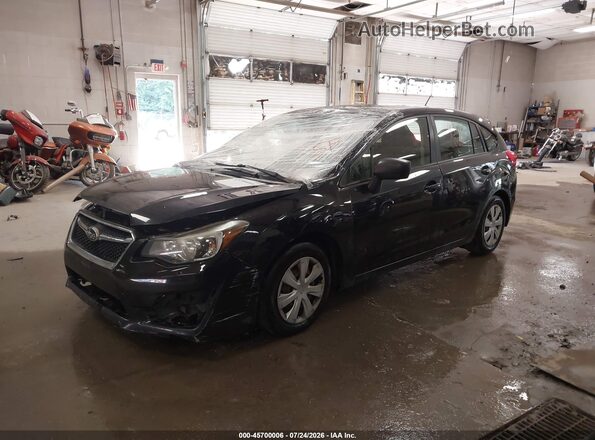 JF1GPAA6XG8253587 2016 SUBARU IMPREZA Black Առջևի ձախ երեք քառորդ տեսարան