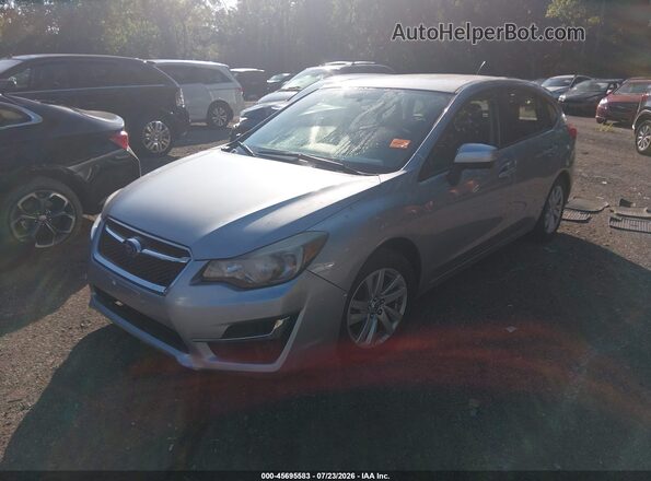 JF1GPAB62G8272018 2016 SUBARU IMPREZA Silver წინა მარცხენა ხედი სამი მეოთხედიდან