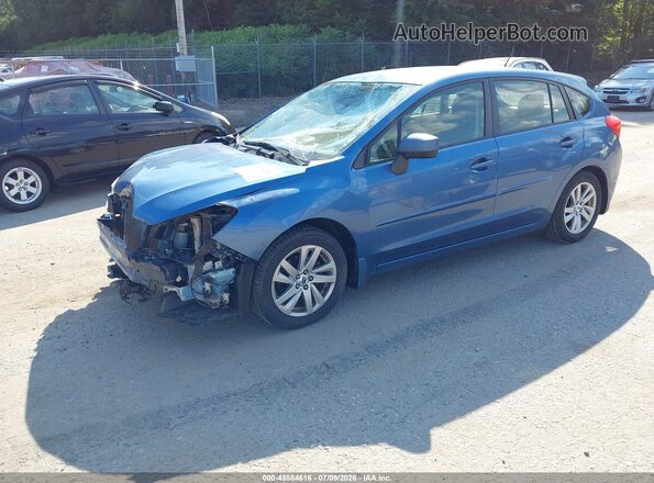 JF1GPAB64G8218560 2016 SUBARU IMPREZA Blue წინა მარცხენა ხედი სამი მეოთხედიდან