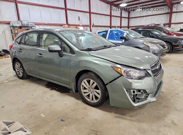JF1GPAB64GH309912 2016 SUBARU IMPREZA Green Przód prawy
