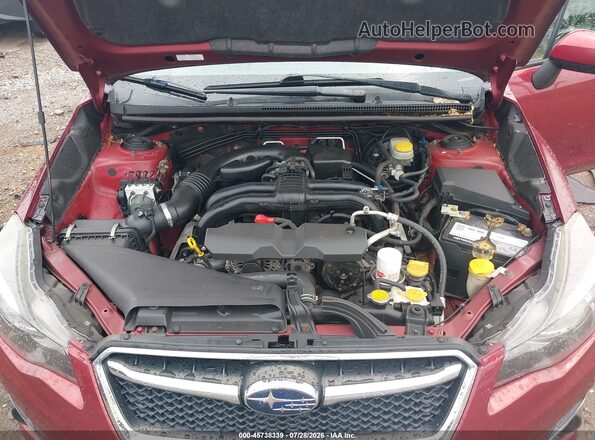 JF1GPAB65G8325455 2016 SUBARU IMPREZA Red უკანა ხედი