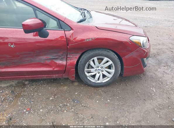 JF1GPAB65G8325455 2016 SUBARU IMPREZA Red წინა ხედი