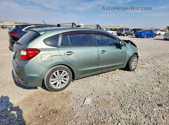 JF1GPAB67GH350115 2016 SUBARU IMPREZA Зеленый Задняя правая четверть