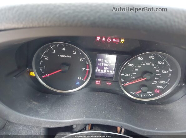 JF1GPAB68G8249536 2016 SUBARU IMPREZA Gray Вид задніх сидінь
