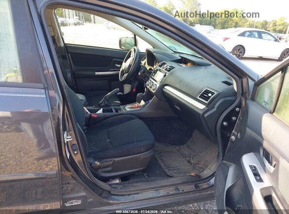 JF1GPAB68G8249536 2016 SUBARU IMPREZA Gray Вид салону спереду