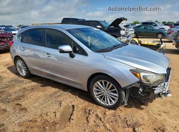 JF1GPAK67G8289364 2016 SUBARU IMPREZA Silver Przód prawy