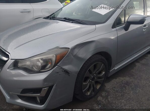 JF1GPAP60G8341605 2016 SUBARU IMPREZA Silver Դիմացի տեսք