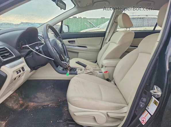 JF1GPAP61G9306212 2016 SUBARU IMPREZA Black Front interior view