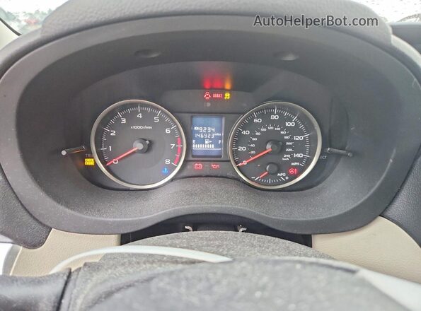 JF1GPAP61G9306212 2016 SUBARU IMPREZA Black Instrument cluster view