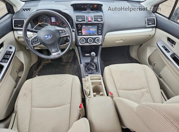 JF1GPAP61G9306212 2016 SUBARU IMPREZA Black Dashboard view