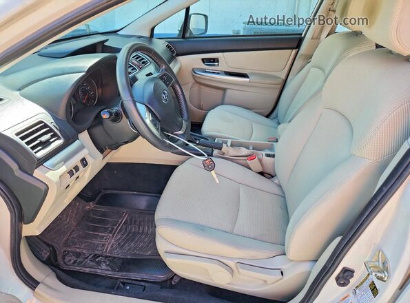 JF1GPAP62G8345655 2016 SUBARU IMPREZA White წინა სალონის ხედი