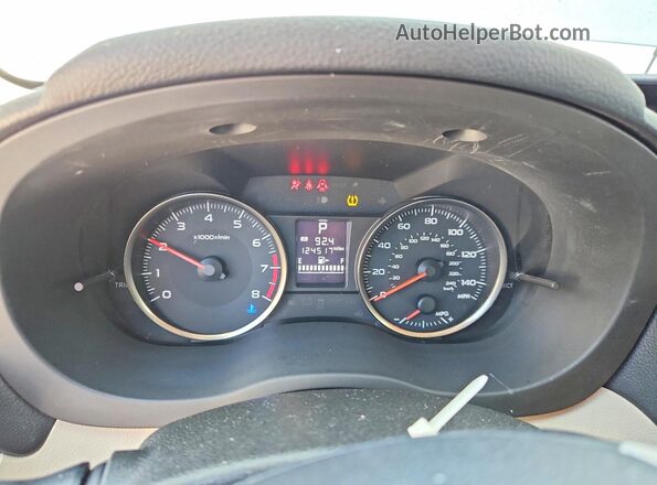 JF1GPAP62G8345655 2016 SUBARU IMPREZA White ხელსაწყოთა პანელის ხედი