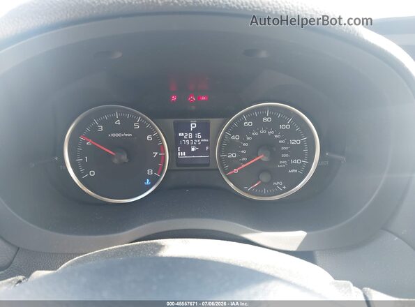 JF1GPAP62GH296182 2016 SUBARU IMPREZA Серый Вид задних сидений