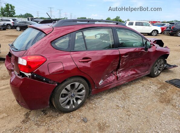 JF1GPAP63G9237619 2016 SUBARU IMPREZA Red Rear right