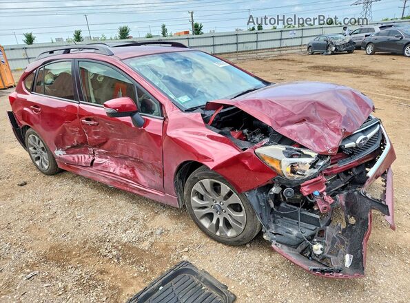 JF1GPAP63G9237619 2016 SUBARU IMPREZA Red Front right