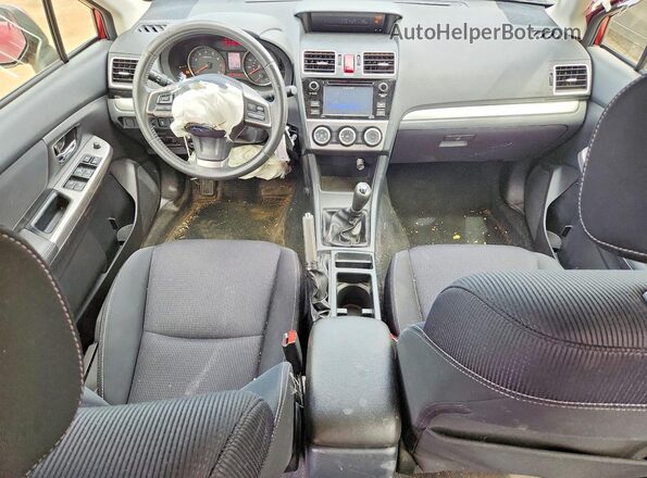 JF1GPAP63G9237619 2016 SUBARU IMPREZA Red Dashboard view