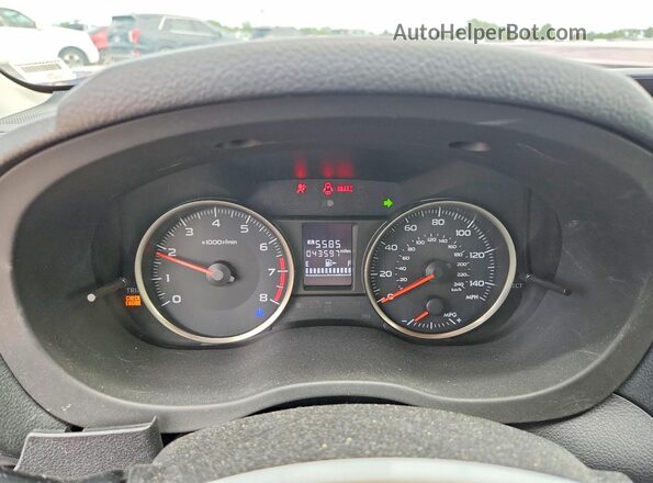 JF1GPAP63G9237619 2016 SUBARU IMPREZA Red Instrument cluster view