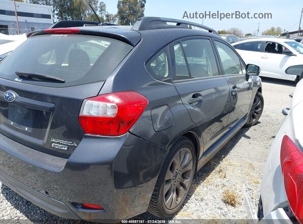 JF1GPAP65G8219984 2016 SUBARU IMPREZA Gray Задня права чверть