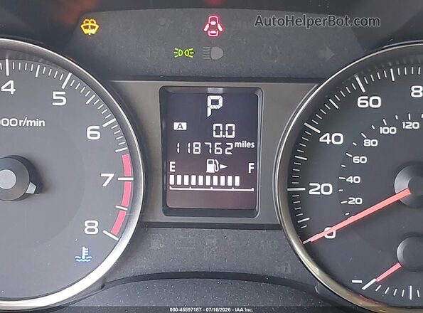 JF1GPAP65G8219984 2016 SUBARU IMPREZA Gray Вид задніх сидінь