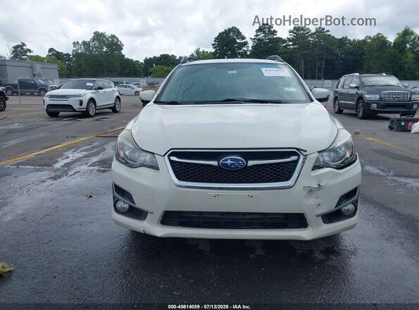 JF1GPAP66G8226281 2016 SUBARU IMPREZA Белый Вид щитка приборов