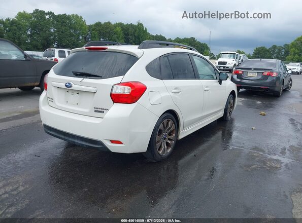 JF1GPAP66G8226281 2016 SUBARU IMPREZA Белый Задняя правая четверть